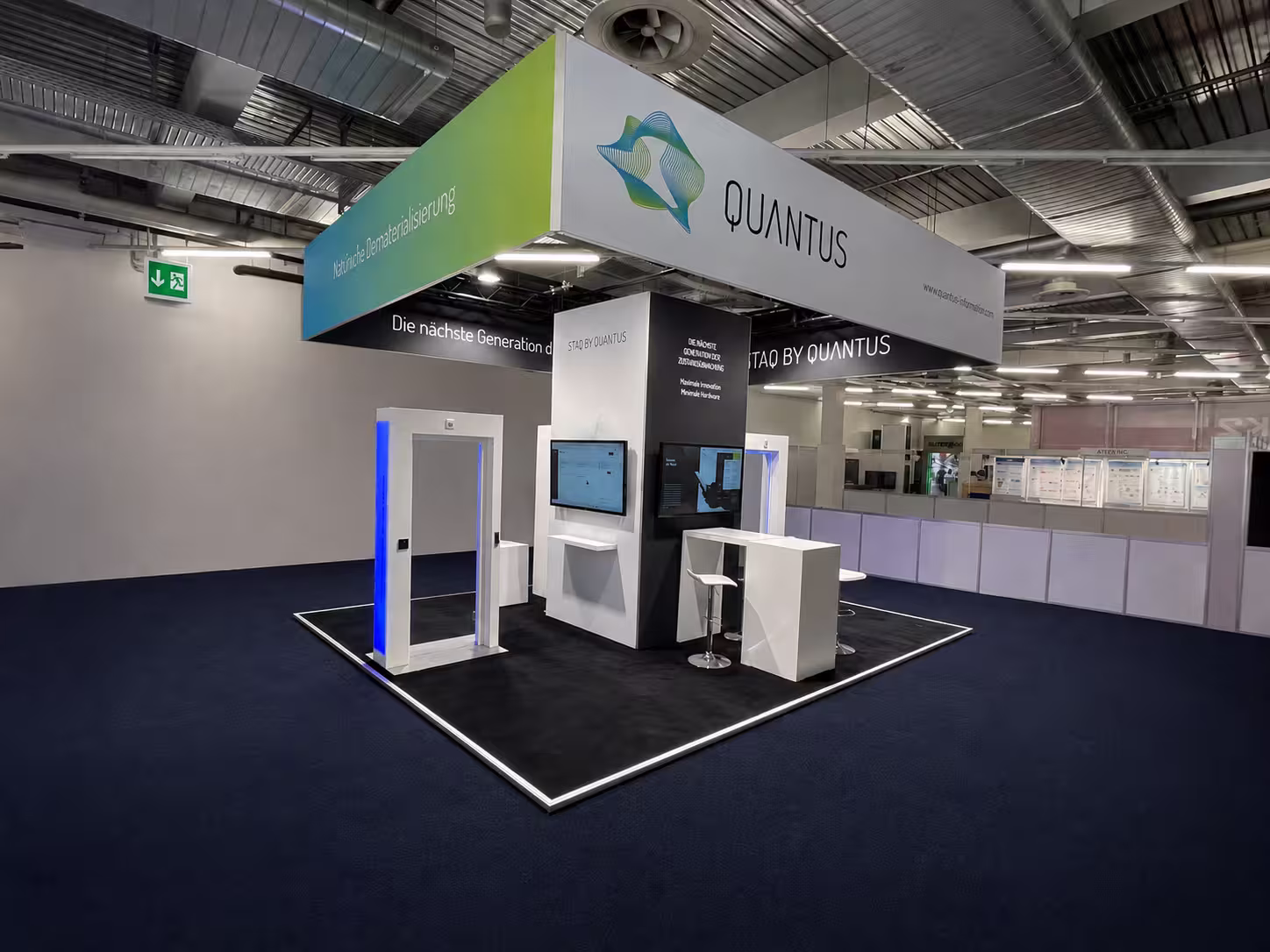 Quantus Messestand auf der SicherheitsExpo in München 2026